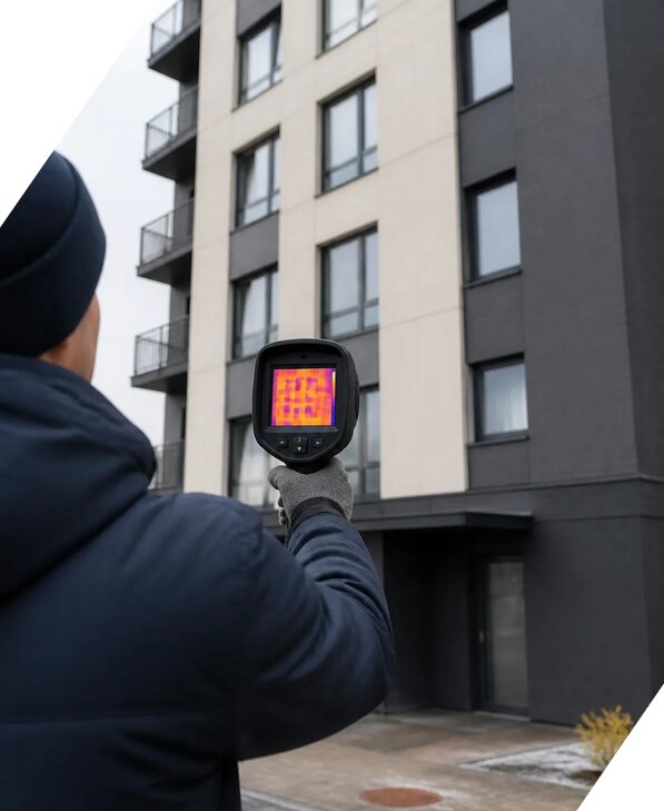 Тепловизионное обследование зданий в Новом Уренгое от 5199 р. | ЭкспертизаРоссия
