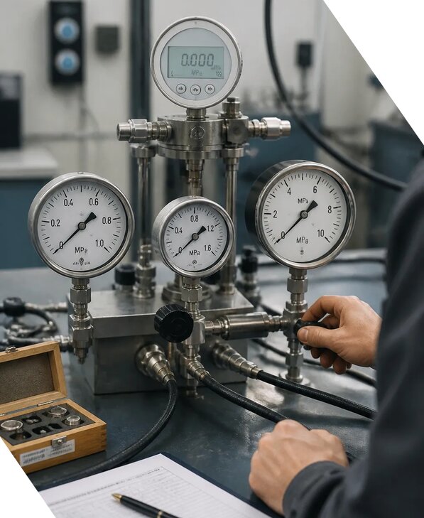 Поверка манометров с оформлением документов в Новом Уренгое